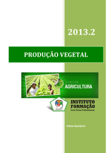 PRODUÇÃO VEGETAL