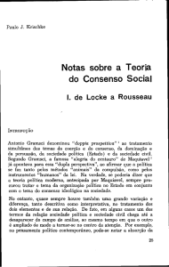 Notas sobre a Teoria do Consenso Social