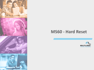 MS60 - Hard Reset