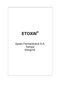 etoxin - Anvisa
