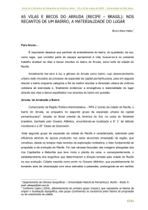 as vilas e becos do arruda (recife – brasil): nos recantos de um