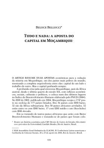 Tudo e nada: a aposta do capital em Moçambique