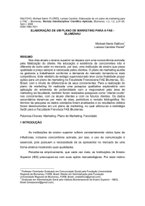 Artigo para publicação - Revista Interdisciplinar Científica Aplicada