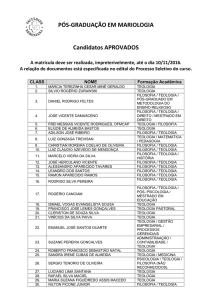 Lista de Aprovados