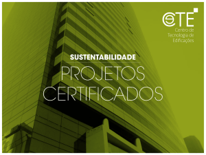 sustentabilidade - CTE - Centro de Tecnologia de Edificações