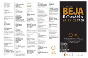 programa completo da III Beja Romana