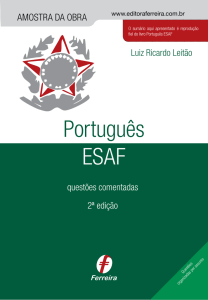 Português ESAF - Editora Ferreira