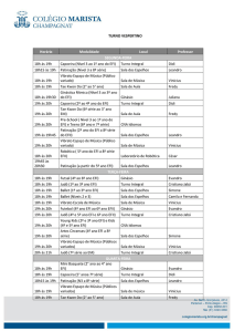 Nível 3 ao 1º ano do EFI