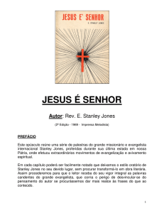 jesus é senhor - Pregação Expositiva