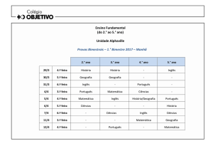 Ensino Fundamental (do 2.° ao 5.° ano) Unidade Alphaville Provas