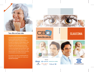 Folder glaucoma - Conselho Brasileiro de Oftalmologia