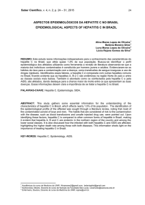 aspectos epidemiológicos da hepatite c no brasil