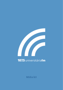 Mídia kit - 107,5 UniversitáriaFM