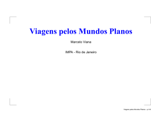 Viagens pelos Mundos Planos