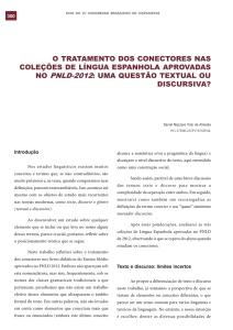 o tratamento dos conectores nas coleções de língua espanhola