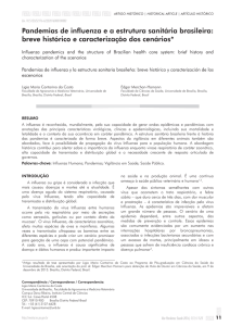 Pandemias de influenza e a estrutura sanitária brasileira: breve