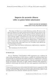 Impacto da ascensão chinesa sobre os países latino