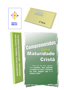 Comprometidos com a Maturidade Cristã