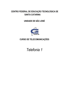 Telefonia 1 - Portal IFSC SJ