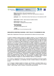 Resolução RDC nº 306, de 7 de dezembro de 2004