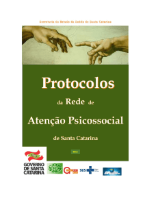 Protocolos da RAPS - SES/SC - Governo do Estado de Santa Catarina