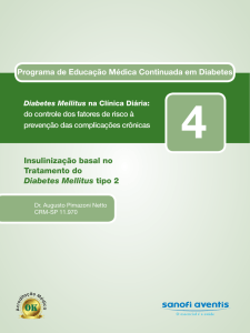 Insulinização basal no Tratamento do Diabetes Mellitus tipo 2