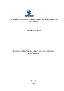 fatores de risco para melanoma: uma revisão integrativa