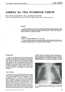 atrésia da veia pulmonar comum