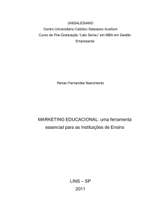 MARKETING EDUCACIONAL