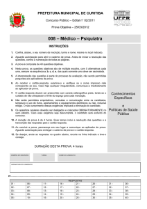 008 – Médico – Psiquiatra - NC