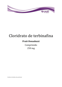 Cloridrato de terbinafina