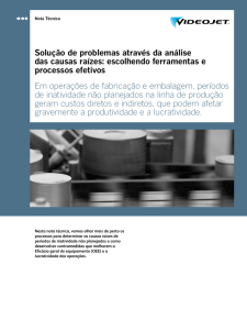 Solução de problemas através da análise das causas raízes