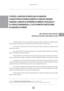 É POSSÍVEL A CONCESSÃO DO DIREITO REAL DE HABITAÇÃO À