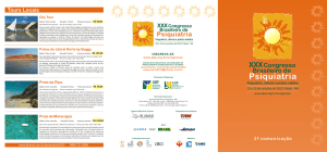 Programa Preliminar - XXXV Congresso Brasileiro de Psiquiatria