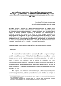 Artigo Atuação do MP na tutela de saúde mental internação