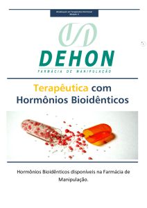 Terapêutica com Hormônios Bioidênticos