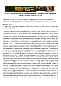 pluralidade cultural no município de itaara/rs: contribuição