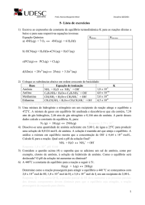 5- Lista de exercícios