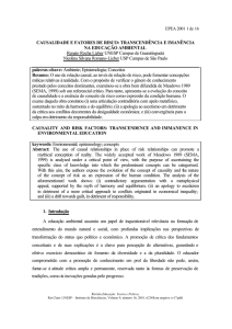 causalidade e fatores de risco: transcendência e imanência