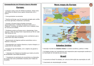 Europa: Novo mapa da Europa Estados Unidos Brasil