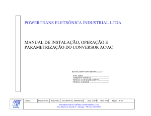 powertrans eletrônica industrial ltda manual de instalação
