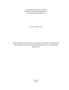 prevalência da infecção pelo papilomavírus humano em mulheres