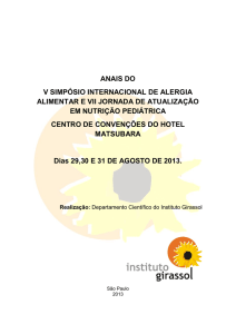 anais do v simpósio internacional de alergia