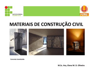 MATERIAIS DE CONSTRUÇÃO CIVIL