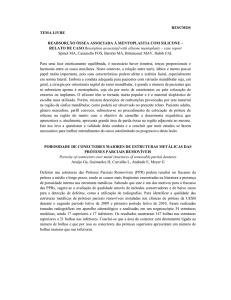 RELATO DE CASO Resorption associated with sili
