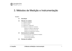 3. Métodos de Medição e Instrumentação