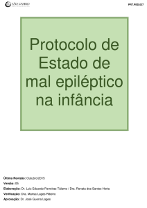 Protocolo de Estado de mal epiléptico na infância