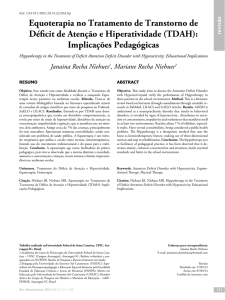 Equoterapia no Tratamento de Transtorno de Déficit de Atenção e