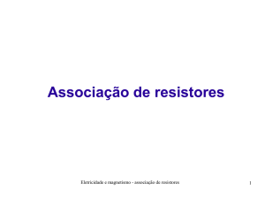 Associação de resistores