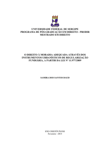 prodir mestrado em direito o direito à moradia adequa